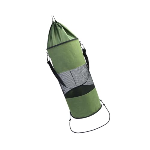 AMSLSIU Boot Müllsack mit Kordelzug Outdoor Mesh Kann Lagerung Auslaufsicheren Container Camping Halter Haushalts Reinigung Werkzeuge, Grün von AMSLSIU