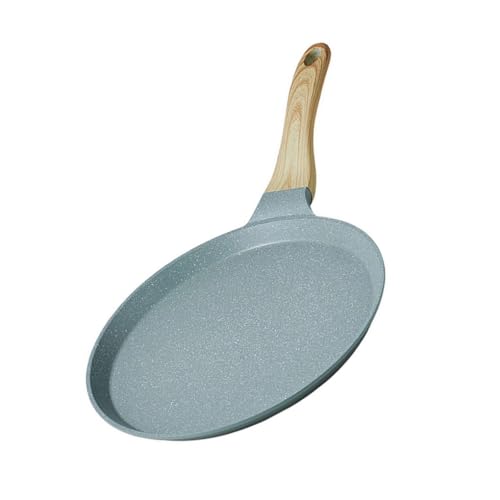 AMSLSIU Bratpfanne Waschbare Antihaftpfannen Kompakte Kochtöpfe Haushaltszubehör Handlich gegriffene Küchenutensilien, 24cm von AMSLSIU