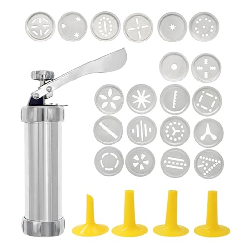 AMSLSIU Home Kekspresse 240ml Maker Schablonenscheiben Set Fondant Zuckerguss Dekorieren Werkzeug Herstellung Ausrüstung Küchengeschirr von AMSLSIU