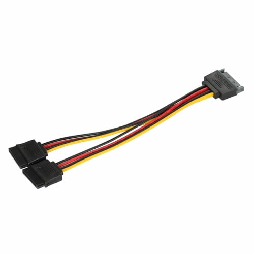 AMSLSIU Kabel Y Splitter Professioneller Adapter Hochgeschwindigkeits Flexibler Hochleistungs Stecker auf Buchse Computer Power Hart von AMSLSIU