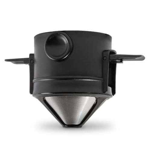 AMSLSIU Kaffeemaschine Stahlfilter Wiederverwendbarer Tropftee Tropfer Instant Kaffeesiebkorb Reise Camping Büro Draußen AMSLSIU Kaffeemaschine Stahlfilter Wiederverwendbarer Tropftee Tropfer Instant Kaffeesiebkorb Reise Camping Büro Draußen von AMSLSIU