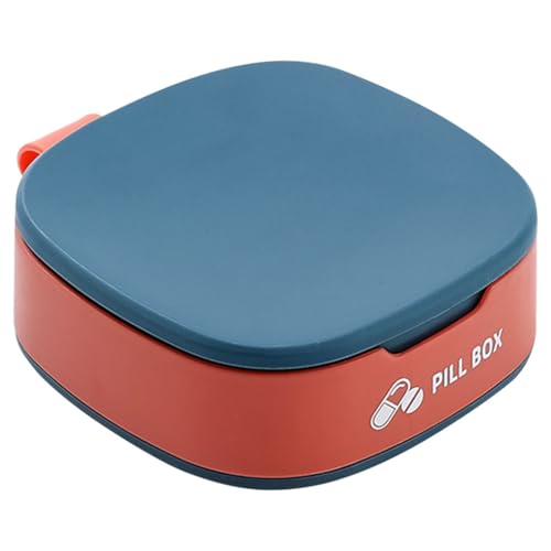 AMSLSIU Mini Pillen Aufbewahrungsbox Sealing Tablet Container Health Care Travel Case mit Deckel Outdoor Traveling Emergency Supplies von AMSLSIU