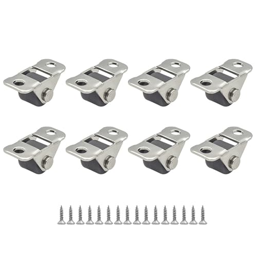 AMSLSIU Mini Starre Silent Stahl Top Platte Niedriges Profil Rollende Räder Von Für Kleine Langlebige Räder Profil Möbel Mit Top, Typ+1 von AMSLSIU