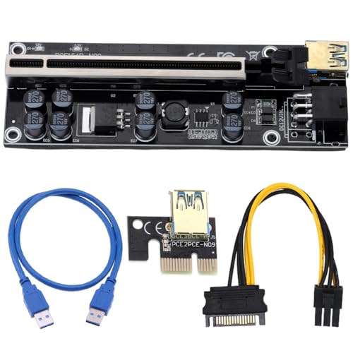 AMSLSIU PCI E 1x bis 6X USB 3.0 Extender Card Board Tragbarer Mini Computer Desktop PC Modul Mining Adapter Zubehör, Typ 4 AMSLSIU PCI E 1x bis 6X USB 3.0 Extender Card Board Tragbarer Mini Computer Desktop PC Modul Mining Adapter Zubehör, Typ 4 von AMSLSIU