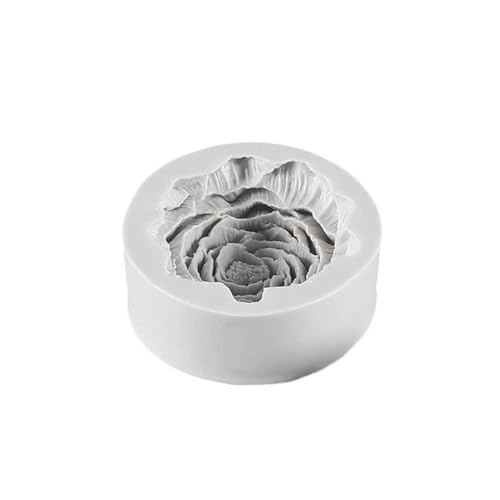 AMSLSIU Pfingstrose Silikonform Kerzenform Wiederverwendbare Seifenform Blumenhügel Hohe Temperaturbeständigkeit für Geburtstagsferiengeschenk, Grau AMSLSIU Pfingstrose Silikonform Kerzenform Wiederverwendbare Seifenform Blumenhügel Hohe Temperaturbeständigkeit für Geburtstagsferiengeschenk, Grau von AMSLSIU