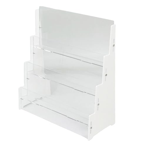AMSLSIU Präsentationsständer – Stilvolle und robuste Möglichkeit, Gegenstände zu präsentieren ABS Tisch Acryl Kartenvitrinenständer Acryl Displayständer, Weiß AMSLSIU Präsentationsständer – Stilvolle und robuste Möglichkeit, Gegenstände zu präsentieren ABS Tisch Acryl Kartenvitrinenständer Acryl Displayständer, Weiß von AMSLSIU