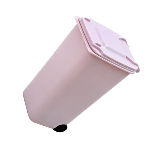 AMSLSIU Robuste Mülleimer – Mehrzweckbehälter sind umweltfreundlicher und leicht zu reinigender Desktop Mülleimer aus Kunststoff, Hell Pink AMSLSIU Robuste Mülleimer – Mehrzweckbehälter sind umweltfreundlicher und leicht zu reinigender Desktop Mülleimer aus Kunststoff, Hell Pink von AMSLSIU