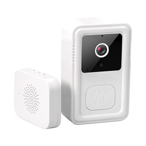 AMSLSIU Smart Home Video Türklingel Drahtlose High Definition Infrarot Nachtsicht Automatische Snapshot Cloud Lagerung ABS, Weiß AMSLSIU Smart Home Video Türklingel Drahtlose High Definition Infrarot Nachtsicht Automatische Snapshot Cloud Lagerung ABS, Weiß von AMSLSIU