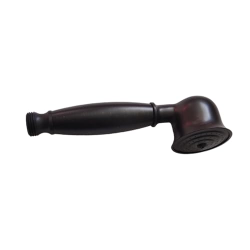 AMSLSIU Vintage Retro Handbrause Wasserdichter Badhahn Sprüher Hardware Verschleißfeste Handbrausen Halterung Halter, Schwarze Bronze AMSLSIU Vintage Retro Handbrause Wasserdichter Badhahn Sprüher Hardware Verschleißfeste Handbrausen Halterung Halter, Schwarze Bronze von AMSLSIU
