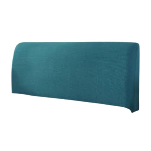 AMSLSIU and Refresh Bett Kopfteil mit staubdichtem Rückenlehnenbezug, staubdichte Polyester Schutzhülle für Bett Kopfteil, schwarzgrün von AMSLSIU