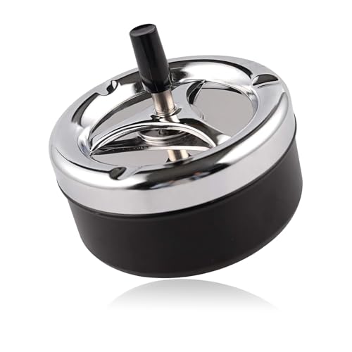 AMSNINK Aschenbecher Für Draussen, Moderner Aschenbecher Mit Deckel, Drehaschenbecher, Aschenbecher Drehdeckel, Windaschenbecher, Aschenbecher Outdoor, Für Home Office Balkon Partys Outdoor AMSNINK Aschenbecher Für Draussen, Moderner Aschenbecher Mit Deckel, Drehaschenbecher, Aschenbecher Drehdeckel, Windaschenbecher, Aschenbecher Outdoor, Für Home Office Balkon Partys Outdoor von AMSNINK