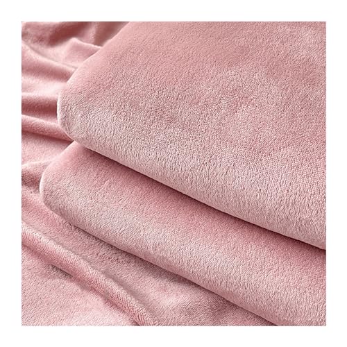 Premium warme Bettlaken ohne Gummizug Cashmere-Touch Betttuch Fleece Haustuch Flanell Laken ohne Gummi aus Microfaser Größen (Color : Pink, Size : 160x230cm+48x74cm x2) von AMSOAN