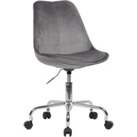 AMSTYLE Bürostuhl SPM1.420 Samt dunkelgrau von AMSTYLE