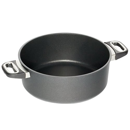 AMT Gastroguss Bratentopf 28 cm Ø, 12 cm hoch, induktionsgeeignet, Lotan® Antihaft-Veredelung, Gusspfanne (Aluguss), AMZN-I-1228 von AMT Gastroguss