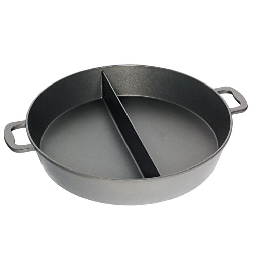 AMT Gastroguss Großraumpfanne/Grillpfanne für Garten und Profibereich, Ø 65 cm, 9 cm hoch, mit Mittelsteg, nicht induktionsgeeignet, Lotan® Antihaft-Veredelung, Gusspfanne (Aluguss), AMZN-965S AMT Gastroguss Großraumpfanne/Grillpfanne für Garten und Profibereich, Ø 65 cm, 9 cm hoch, mit Mittelsteg, nicht induktionsgeeignet, Lotan® Antihaft-Veredelung, Gusspfanne (Aluguss), AMZN-965S von AMT Gastroguss