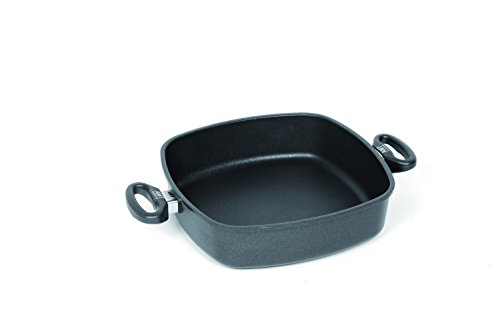 AMT-Gastroguss Induktions-Bratpfanne mit Seitengriff Tiegel Induktionskochgeschirr NEU OVP 28 x 28 cm, 7 cm hoch von AMT Gastroguss