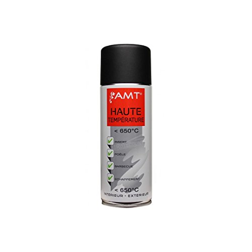 Bombe de peinture aérosol Haute température Noir AMT BPM04 von AMT