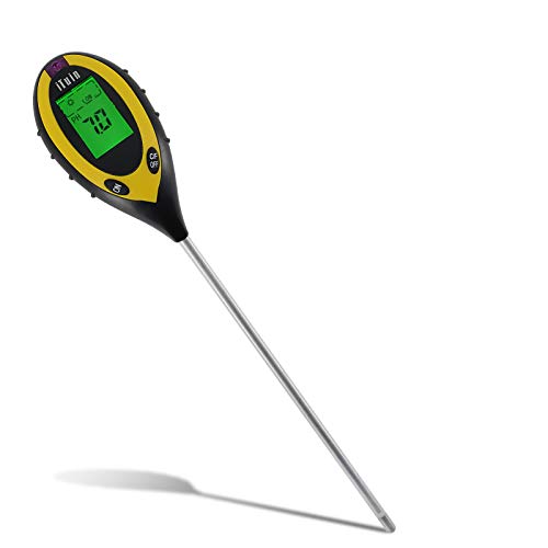 AMTAST 4 in 1 Boden PH und Feuchtigkeit Instrument Garten Rasen Pflanzentopf Boden-pH-Meter Bodenmessgerät Temperatur Sonnenlicht Feuchtigkeits-Feuchtigkeits-Testsonde mit Hintergrundbeleuchtung AMTAST 4 in 1 Boden PH und Feuchtigkeit Instrument Garten Rasen Pflanzentopf Boden-pH-Meter Bodenmessgerät Temperatur Sonnenlicht Feuchtigkeits-Feuchtigkeits-Testsonde mit Hintergrundbeleuchtung von AMTAST