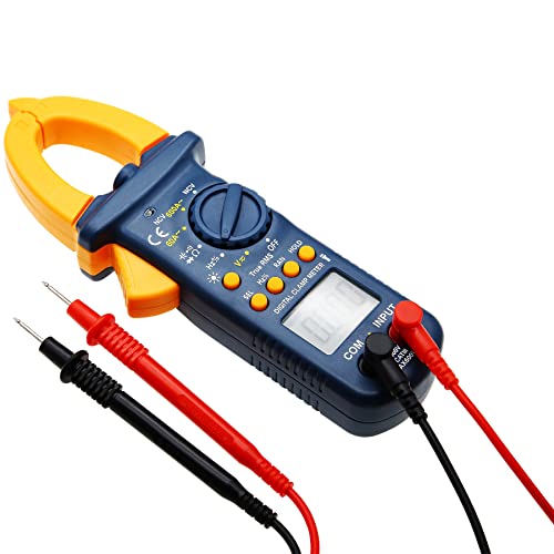 AMTAST Digital True RMS Zangenmessgerät Spannungsprüfer Elektrischer Tester Schaltkreistester Amperemeter Voltmeter AMT33 von AMTAST