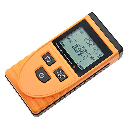 AMTAST Elektromagnetischer Strahlungsprüfer Digitaler Elektromagnetischer Strahlungsprüfer Dosimeter Tester EMF Meter Counter von AMTAST