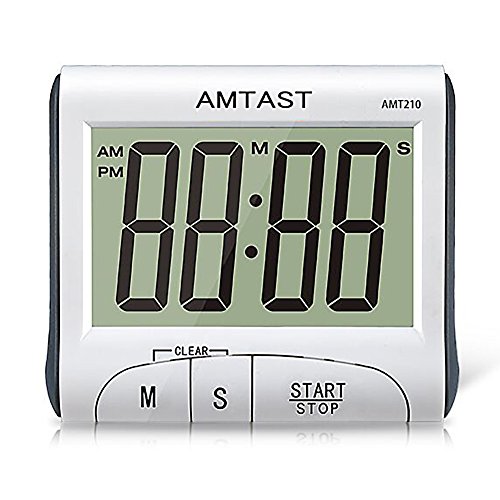amtast Digital Küche Kochen Timer mit großem Display, laut Klingende Wecker Countdown Timer mit Desktop Ständer und Magnet amtast Digital Küche Kochen Timer mit großem Display, laut Klingende Wecker Countdown Timer mit Desktop Ständer und Magnet von AMTAST