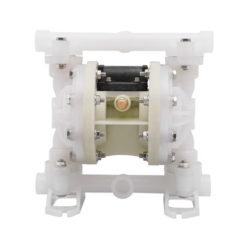 AMTULA Luftbetriebene Membranpumpe Diaphragm Pump 5m Gesaugte Höhe 2 tonnen/h Membranpumpe Technischen Kunststoffs für ÖlBergbau Pharmazeutika Bau Petrochemie QBY4-15 von AMTULA