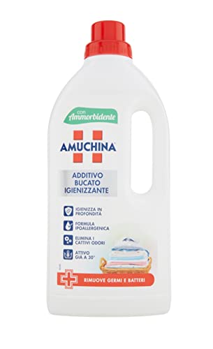 12 x AMUCHINA Desinfektionsmittel Zusatzstoff Desinfektionsmittel flüssig Waschmittel 1000 ml von AMUCHINA