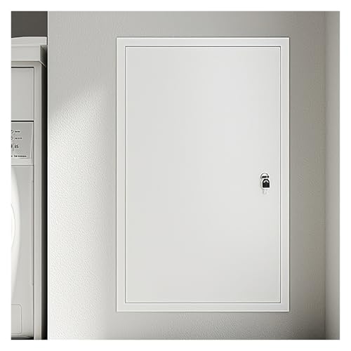 AMUFJJ Revisionsklappe Trockenbau Abschließbare Zugangstür Mit Schlüssel, Rechteckige Wandlochabdeckung Aus Aluminiumplatte/Revisionstürplatte Für Versteckte Rohrleitungen(30x38in (76x97cm)) von AMUFJJ