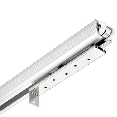 Schiebetürbeschlag schiebetür laufschiene 120 150 200 250 280 320 480 500 CM Schiebetürschiene, Bypass-Türschrankschienensystem Mit Rädern Für Dusche/Scheunentor, Keine Türen(White,300cm/9.8ft) Schiebetürbeschlag schiebetür laufschiene 120 150 200 250 280 320 480 500 CM Schiebetürschiene, Bypass-Türschrankschienensystem Mit Rädern Für Dusche/Scheunentor, Keine Türen(White,300cm/9.8ft) von AMUFJJ