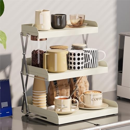 AMULONG Kaffeetasse Halter Café 3-stufiger Kaffeebecher-Organizer, Regal, Getränkehalter, Ständer Küchen Organizer AMULONG Kaffeetasse Halter Café 3-stufiger Kaffeebecher-Organizer, Regal, Getränkehalter, Ständer Küchen Organizer von AMULONG