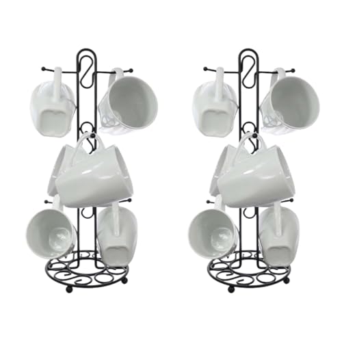 AMULONG Kaffeetasse Halter Café Kaffeebecher Rack Tasse Halter Zähler Arbeitsplatte Organizer Küche Küchen Organizer AMULONG Kaffeetasse Halter Café Kaffeebecher Rack Tasse Halter Zähler Arbeitsplatte Organizer Küche Küchen Organizer von AMULONG