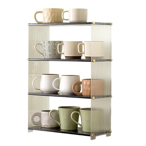 AMULONG Kaffeetasse Halter Café Mehrschichtiges Desktop-Becherregal, Tassen-/Esstisch-Display-Rack Küchen Organizer AMULONG Kaffeetasse Halter Café Mehrschichtiges Desktop-Becherregal, Tassen-/Esstisch-Display-Rack Küchen Organizer von AMULONG