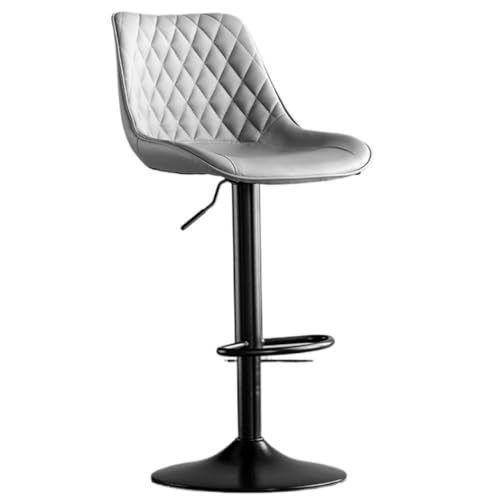 AMULONG Tresenhocker Bistrohocker Barhocker Hocker Höhenverstellbare Barstühle Mit Rückenlehne PU-Leder Drehbarer Barhocker Küchenthekenhocker Barhocker Küchenhocker(C) von AMULONG