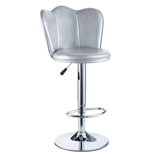AMULONG Tresenhocker Bistrohocker Metall Barhocker Pu Leder Stuhl Hohe Hocker Hause Verstellbare Thekenhocker Bar Stuhl Für Küche Barhocker Küchenhocker(C) von AMULONG