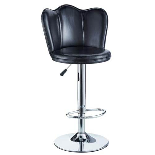 AMULONG Tresenhocker Bistrohocker Metall Barhocker Pu Leder Stuhl Hohe Hocker Hause Verstellbare Thekenhocker Bar Stuhl Für Küche Barhocker Küchenhocker(D) von AMULONG