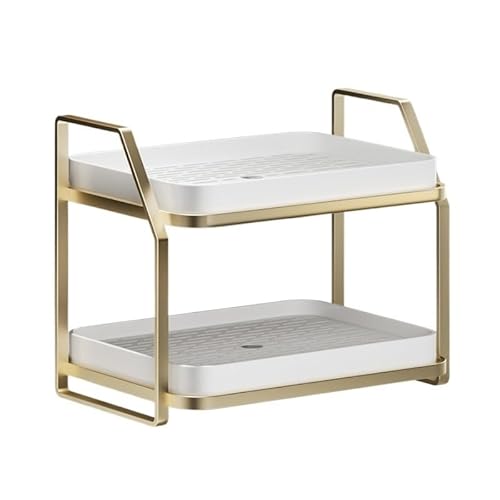 Kaffeetasse Halter Café Doppelschicht-Becher-Aufbewahrungsregal, for den Schreibtisch, Abfluss, Kaffeeregal Küchen Organizer von AMULONG