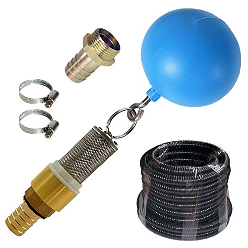 AMUR SAUGSCHLAUCH Set für HAUSWASSERWERK KREISELPUMPE JETPUMPE SCHWIMMENDE ENTNAHME Ansaug-Set 3 mit 15m Saug-/Druckschlauch Rückschlagventil aus Messing AMUR SAUGSCHLAUCH Set für HAUSWASSERWERK KREISELPUMPE JETPUMPE SCHWIMMENDE ENTNAHME Ansaug-Set 3 mit 15m Saug-/Druckschlauch Rückschlagventil aus Messing von AMUR