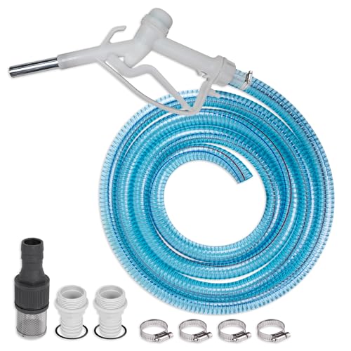 AdBlue® - PUMPEN ZUBEHÖR SET ZAPFPISTOLE DIESEL SCHLAUCH WASSERSCHLAUCH SAUG- und DRUCK-SET für PUMPE Diesel Heizöl Kraftstoff Wasser mit ANSCHLUSS-ZUBEHÖR von AMUR