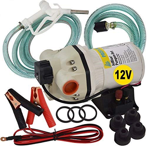 AdBlue®-Pumpe Harnstoffpumpe Urea Pumpe 12V selbstansaugend Leistungsstarker Elektromotor mit Kupferabwicklung (Adblue - 12v-pumpen-set) von AMUR