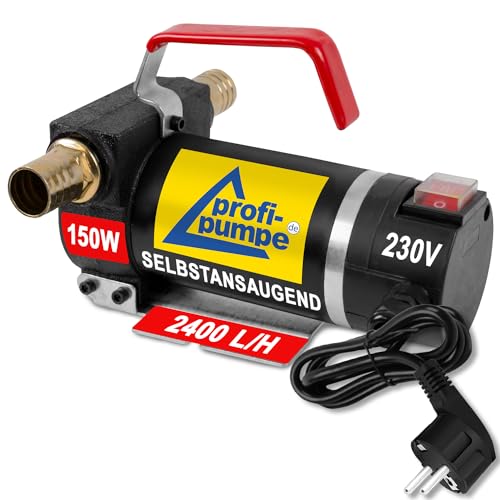 NEU! 230V- DIESELPUMPE Heizölpumpe Biodiesel-Pumpe DIESEL STAR 160-4 ELEKTRO FASSPUMPE mit 230V Anschluss, Leistungsstarker MOTOR mit Kupferwicklung 2stk. hochwertigen Messingtüllen. von AMUR