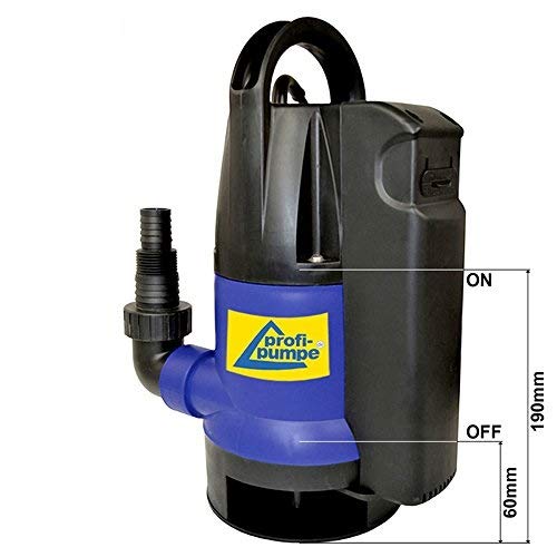 Schmutzwasserpumpe Tauchpumpe Dirt-Star-Extra-SS 400 Gartenpumpe zum Bewässern und als Kellerpumpe zum Entwässern Wasserpumpe mit integriertem Schwimmerschalter, Schmutzwasser Pumpe mit 10m Kabel von AMUR