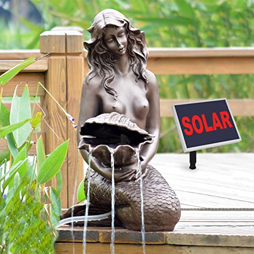 Solar Gartenbrunnen SPRINGBRUNNEN GARTENBRUNNEN SOLAR ZIERBRUNNEN Teichpumpe Set BRUNNEN Solar Meerjungfrau - SOLARBRUNNEN GARTENTEICH BRUNNEN SETVOGELBAD WASSERSPIEL für Garten, Terrasse, Teich Solar Gartenbrunnen SPRINGBRUNNEN GARTENBRUNNEN SOLAR ZIERBRUNNEN Teichpumpe Set BRUNNEN Solar Meerjungfrau - SOLARBRUNNEN GARTENTEICH BRUNNEN SETVOGELBAD WASSERSPIEL für Garten, Terrasse, Teich von AMUR