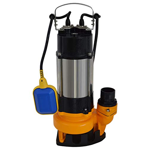 TAUCHPUMPE SCHMUTZWASSERPUMPE ABWASSERPUMPE BAUPUMPE DRAINAGEPUMPE FÄKALIENPUMPE SCHMUTZWASSERTAUCHPUMPE – Bewährtes VORTEX-Prinzip Tauchpumpe mit SCHWIMMERSCHALTER von AMUR