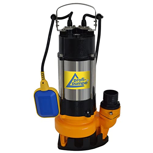 TAUCHPUMPE SCHMUTZWASSERPUMPE ABWASSERPUMPE BAUPUMPE DRAINAGEPUMPE FÄKALIENPUMPE SCHMUTZWASSERTAUCHPUMPE – Bewährtes VORTEX-Prinzip mit SCHWIMMERSCHALTER (BAU-STAR 750W) von AMUR