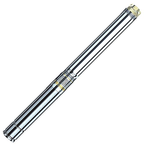 Brunnenpumpe Tiefbrunnenpumpe Tauchdruckpumpe Rohrpumpe Gartenpumpe Brunnen-Star Die Energie-Spar Brunnen (2,5 Zoll - 550 Watt) von AMUR