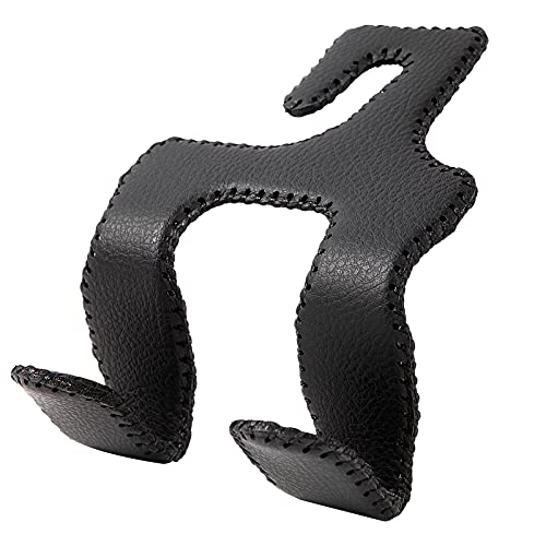 AMVOYOA Auto-Handtaschen-Haken, 2-in-1 Autositz-Kopfstützen-Haken, haltbarer Aufhänger, Aufbewahrungshalter, Leder-Organizer zum Aufhängen von Lebensmitteltaschen, 1 Stück, schwarz AMVOYOA Auto-Handtaschen-Haken, 2-in-1 Autositz-Kopfstützen-Haken, haltbarer Aufhänger, Aufbewahrungshalter, Leder-Organizer zum Aufhängen von Lebensmitteltaschen, 1 Stück, schwarz von AMVOYOA