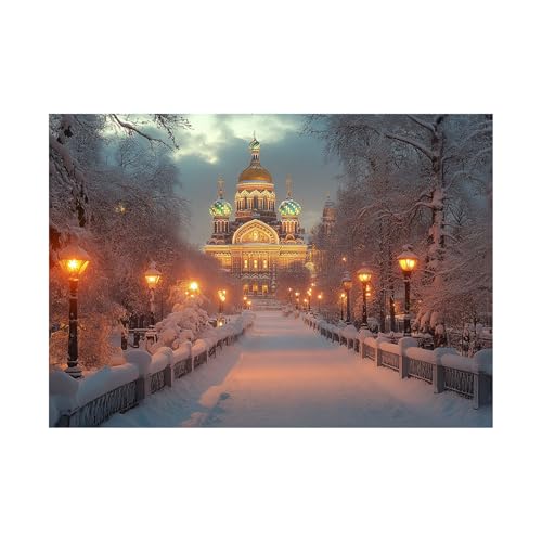 AMXBZC Moderne Landschaft Wandkunst Bilder Winter, Baum, Schnee, Landschaft Nature Pflanze Wandbild - für Badezimmer Küche Wohnzimmer Wanddekoration(Golden)-40x60cm Ungerahmt von AMXBZC