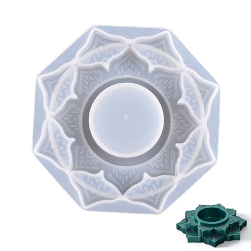 Lotusharz Kerzenhalter Formen Blume Kerzenhalter Epoxidguss Silikonformen Lotusblume Harzform für DIY Schmuckkästchen Schmuckkästchen Schmuckbehälter von AMYXIYUAN