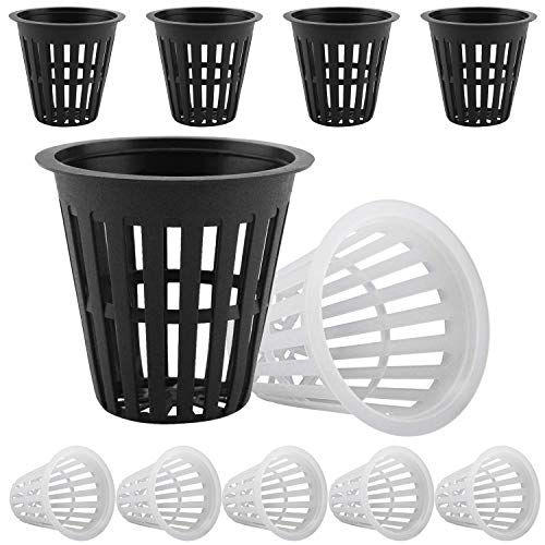 AMZ 50Stk Net Pot Hydrokultur Pflanzen Mesh Topf Net Kunststoff Hydroponics Netztopf Plant Net Cup Töpfe für Hydroponics Supplies von Redify