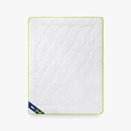 Bambus Bettdecke Ganzjahres Decke für Allergiker | Premium Schlafdecke | Weiß | Gesund Steppdecke | Atmungsaktiv | Top Qualität | bis 60ºC waschbar | Senpo (135 x 200) von AMZ
